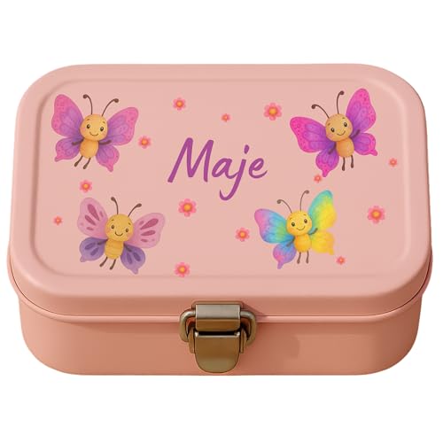 Personalisierte Sticker mit Name – Schmetterling – wasserfest & spülmaschinengeeignet – für Brotdosen, Flaschen, Fahrräder – Mädchen Aufkleber A6/A5/A4 Personalisierte Sticker mit Name – Schmetterling – wasserfest & spülmaschinengeeignet – für Brotdosen, Flaschen, Fahrräder – Mädchen Aufkleber A6/A5/A4 von InselKids