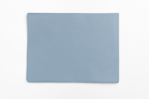 InsideMyNest Seidenpapier, gedeckt, neutrale Farben, Premium-Qualität (75 x 50 cm) (Antik Blau, 50 Blatt) von InsideMyNest