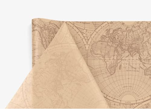 Olde Map Vintage bedrucktes Seidenpapier Verpackung Box Filler (10 Blatt) von InsideMyNest