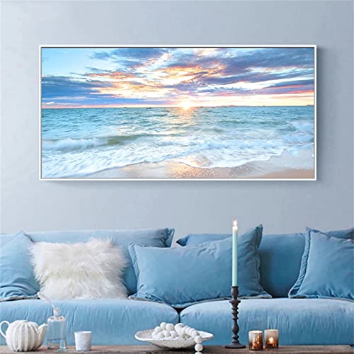Diamond Painting,Strand Meer Landschaft DIY 5d Diamant Painting Malen Nach Zahlen Erwachsene Bilder Bringen Zubehör,Leinwand Groß Daiments Painting Kinder Kits,für Home Wand Décor 50x100cm F383 Diamond Painting,Strand Meer Landschaft DIY 5d Diamant Painting Malen Nach Zahlen Erwachsene Bilder Bringen Zubehör,Leinwand Groß Daiments Painting Kinder Kits,für Home Wand Décor 50x100cm F383 von Insnoou