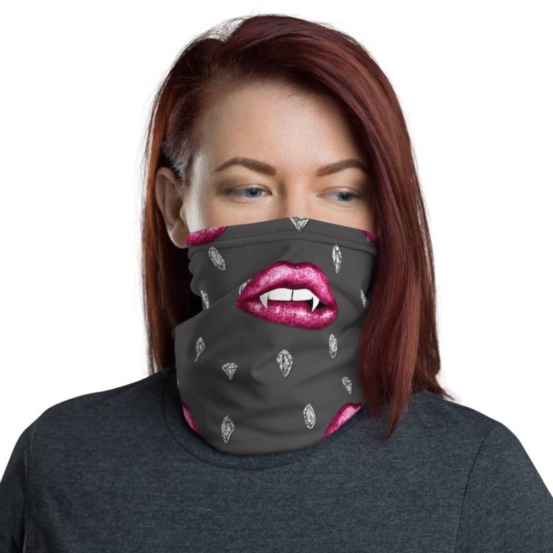 Vampir Mund Waschbar Gesichtsmaske Hals Gaiter von InspiredRebellion