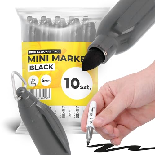 10x Baumarker Permanentmarker Lackmarker Industrie Marker Multimarker Lackstift Wasserfest Schwarz Keil-spitze Metall Stein Holz Gummi Glas Kunststoff Karton 10x Baumarker Permanentmarker Lackmarker Industrie Marker Multimarker Lackstift Wasserfest Schwarz Keil-spitze Metall Stein Holz Gummi Glas Kunststoff Karton von Instalguru