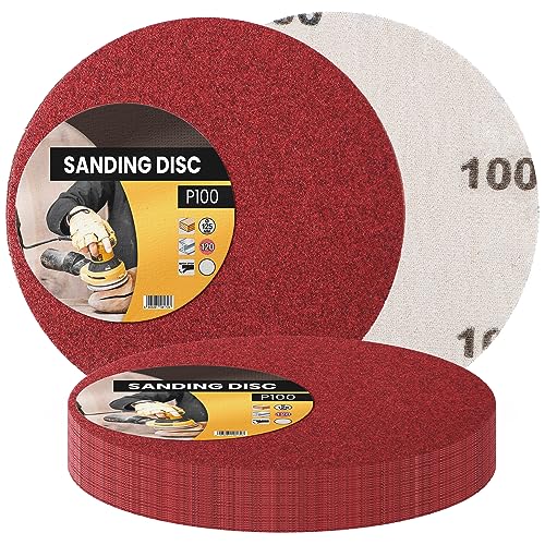 25x Schleifpapier 125mm Klett Körnung P100 Schleifscheiben für Exzenterschleifer Schleifblätter Schmirgelpapier Schleifpads Klettverschluss Kreisschleifscheiben ohne Löche Holz Metall Entrosten Farbe 25x Schleifpapier 125mm Klett Körnung P100 Schleifscheiben für Exzenterschleifer Schleifblätter Schmirgelpapier Schleifpads Klettverschluss Kreisschleifscheiben ohne Löche Holz Metall Entrosten Farbe von Instalguru
