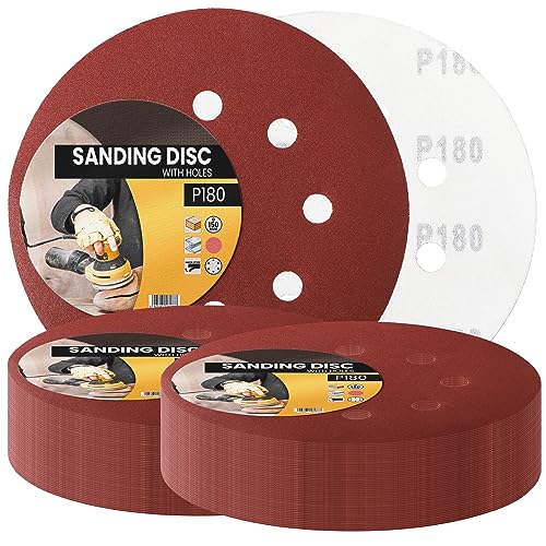 5x Schleifpapier 150mm Klett Körnung P240 Schleifscheiben für Exzenterschleifer Schleifblätter mit Löchern Schmirgelpapier Schleifpads Klettverschluss Kreisschleifscheiben Holz Metall Entrosten Farb 5x Schleifpapier 150mm Klett Körnung P240 Schleifscheiben für Exzenterschleifer Schleifblätter mit Löchern Schmirgelpapier Schleifpads Klettverschluss Kreisschleifscheiben Holz Metall Entrosten Farb von Instalguru