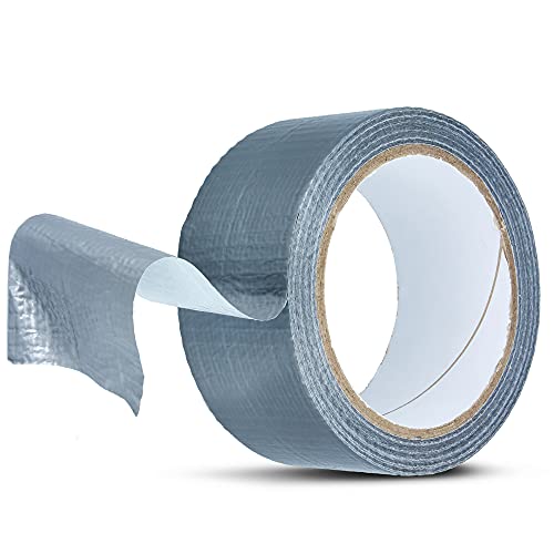 Aluminium Klebeband Wasserdicht Netzverstärkt 48 mm x 25 yd Grau DUCT Tape | Alu Klebeband Panzertape verstärkt mit einem Glasgittergewebe | Panzerband für PE Rohrisolierung Isolierschlauch Aluminium Klebeband Wasserdicht Netzverstärkt 48 mm x 25 yd Grau DUCT Tape | Alu Klebeband Panzertape verstärkt mit einem Glasgittergewebe | Panzerband für PE Rohrisolierung Isolierschlauch von Instalguru