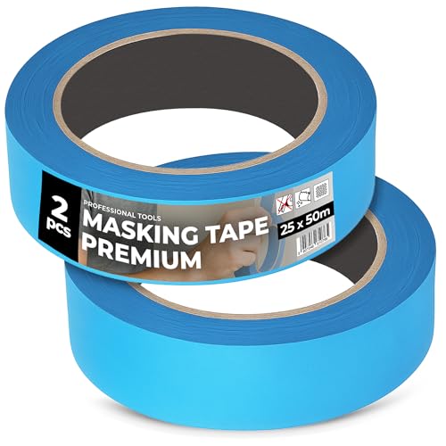 Instalguru 2x Malerkrepp Malerband Klebeband 25 mm 50 m Abdeckband Lackierer Abklebeband Außen Kreppband Malerabdeckband Malerklebeband Universal Handwerkerband Malerarbeiten Instalguru 2x Malerkrepp Malerband Klebeband 25 mm 50 m Abdeckband Lackierer Abklebeband Außen Kreppband Malerabdeckband Malerklebeband Universal Handwerkerband Malerarbeiten von Instalguru