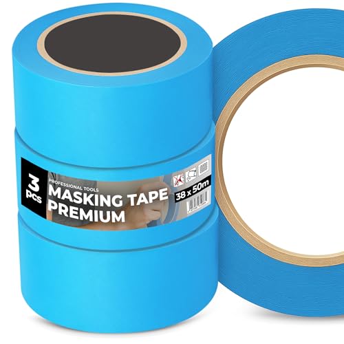 Instalguru 3x Malerkrepp Malerband Klebeband 38 mm 50 m Abdeckband Lackierer Abklebeband Außen Kreppband Malerabdeckband Malerklebeband Universal Handwerkerband Malerarbeiten Instalguru 3x Malerkrepp Malerband Klebeband 38 mm 50 m Abdeckband Lackierer Abklebeband Außen Kreppband Malerabdeckband Malerklebeband Universal Handwerkerband Malerarbeiten von Instalguru
