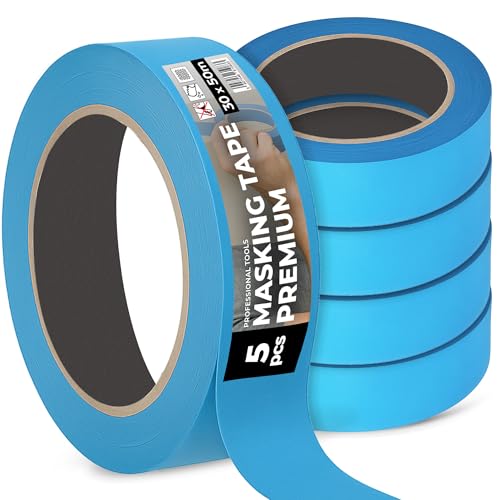Instalguru 5x Malerkrepp Malerband Klebeband 30 mm 50 m Abdeckband Lackierer Abklebeband Außen Kreppband Malerabdeckband Malerklebeband Universal Handwerkerband Malerarbeiten Instalguru 5x Malerkrepp Malerband Klebeband 30 mm 50 m Abdeckband Lackierer Abklebeband Außen Kreppband Malerabdeckband Malerklebeband Universal Handwerkerband Malerarbeiten von Instalguru