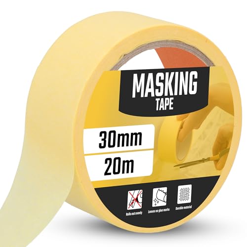 Instalguru Malerband Malerkrepp 30 mm x 20 m Klebeband Kreppband Abklebeband Rückstandfrei Ablösbar Maler Profi Malerarbeiten Streichen Lackieren Renovieren Instalguru Malerband Malerkrepp 30 mm x 20 m Klebeband Kreppband Abklebeband Rückstandfrei Ablösbar Maler Profi Malerarbeiten Streichen Lackieren Renovieren von Instalguru