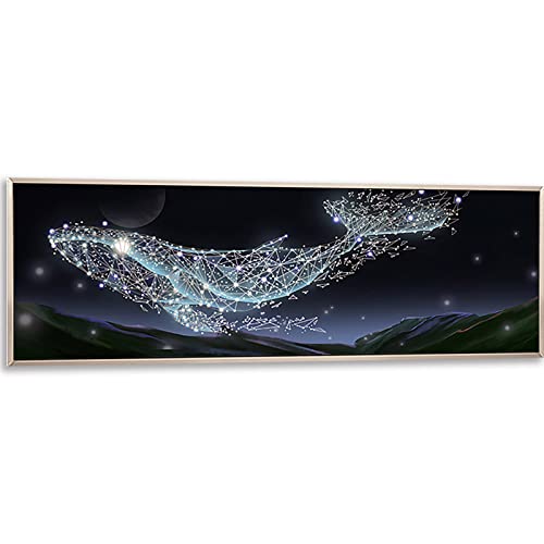 Instarry 5D DIY Diamond Painting Bilder Full Groß leuchtender Wal Wall Decoration 120x40 cm Instarry 5D DIY Diamond Painting Bilder Full Groß leuchtender Wal Wall Decoration 120x40 cm von Instarry