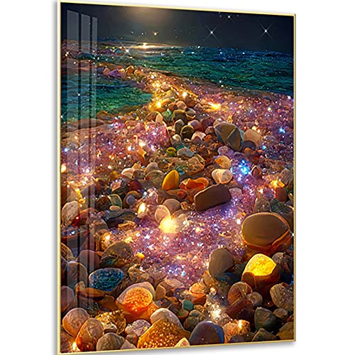 Instarry 5D DIY Diamond Painting Bilder Groß Sternenstrand Home Decor 90x60 cm von Instarry