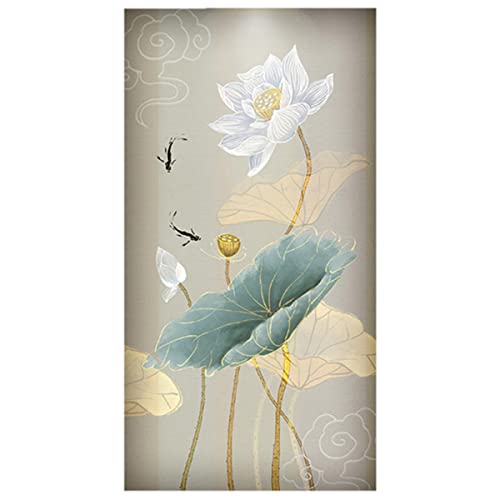 Instarry 5D DIY Diamond Painting Set Groß Lotus Indie Room Decor 91x50 cm von Instarry