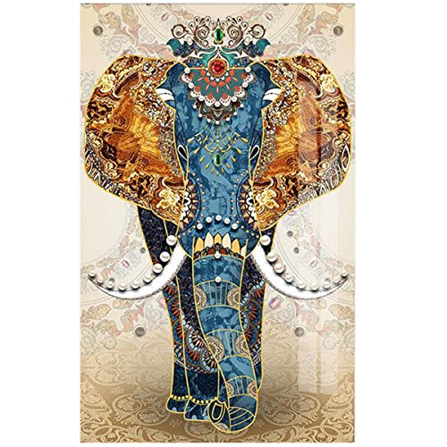 Instarry 5D DIY Diamond Painting Zubehör Full Groß Elefant Home Decor 60x110 cm von Instarry