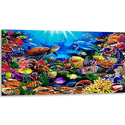 Instarry 5D Diamond Painting Bilder Full Groß Die Unterwasserwelt Wanddekoration 80x40 cm von Instarry