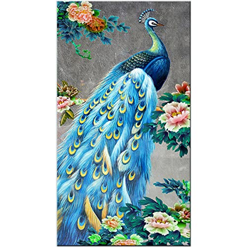 Instarry 5D Diamond Painting Bilder Groß Blauer Pfau Wall Decor 80x40 cm Instarry 5D Diamond Painting Bilder Groß Blauer Pfau Wall Decor 80x40 cm von Instarry
