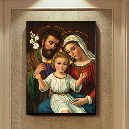 Instarry 5D Diamond Painting Bilder Groß Jungfrau Maria Jesus Schlafzimmer Wohnzimmer Deko 60x50 cm Instarry 5D Diamond Painting Bilder Groß Jungfrau Maria Jesus Schlafzimmer Wohnzimmer Deko 60x50 cm von Instarry