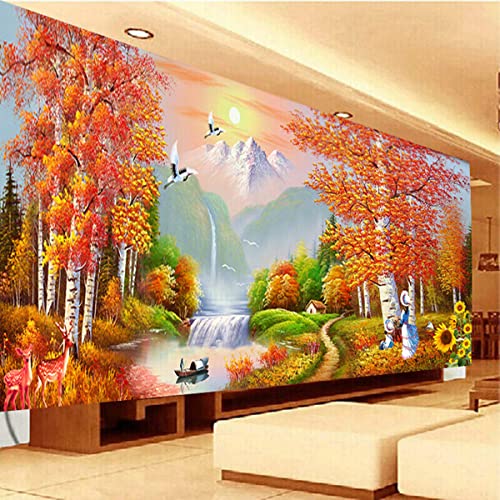 Instarry 5D Diamond Painting Full Groß Gebirgsbach Room Decor 100x40 cm von Instarry
