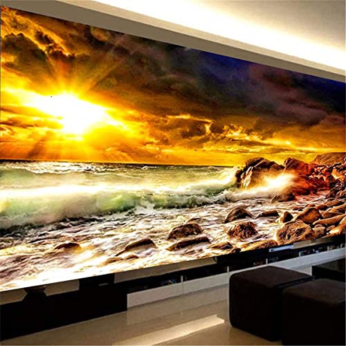 Instarry 5D Diamond Painting Groß Meer und Sonnenuntergang Indie Room Decor 120x50 cm von Instarry