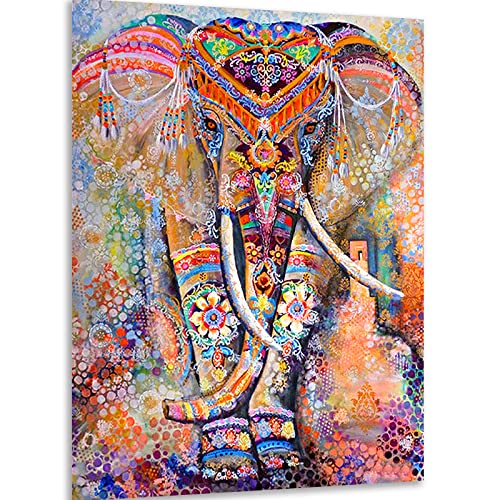 Instarry 5D Diamond Painting Groß bunter elefant Wohnzimmer Deko 90x60 cm Instarry 5D Diamond Painting Groß bunter elefant Wohnzimmer Deko 90x60 cm von Instarry