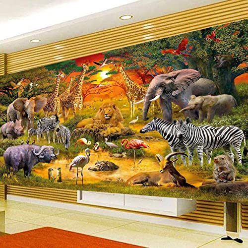 Instarry 5D Diamond Painting Set Groß Afrikanische Tiere Home Decor 150x60 cm von Instarry