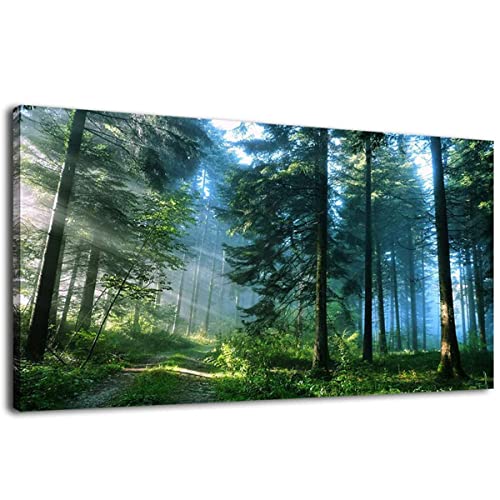 Instarry 5D Diamond Painting Zubehör Full Groß Grüne Wälder Decoration 80x40 cm von Instarry