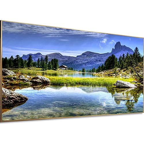 Instarry 5D Diamond Painting Zubehör Groß Naturlandschaft Aesthetic Room Decor 100x40 cm von Instarry
