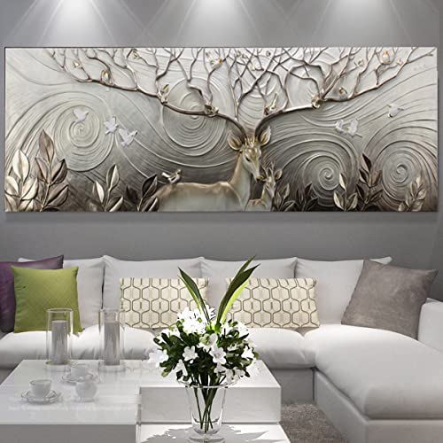 Instarry 5D Diamond Painting Zubehör Groß Reh Dekoration Wohnung Modern 120x40 cm von Instarry