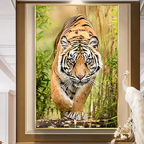 Instarry DIY 5D Diamond Painting Set Full Groß Tiger Wall Decoration 60x40 cm Instarry DIY 5D Diamond Painting Set Full Groß Tiger Wall Decoration 60x40 cm von Instarry