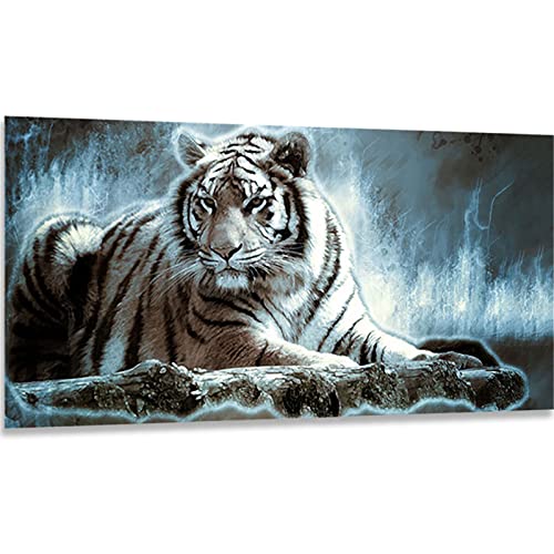Instarry DIY 5D Diamond Painting Zubehör Full Groß Tiger Wall Decoration 100x50 cm von Instarry