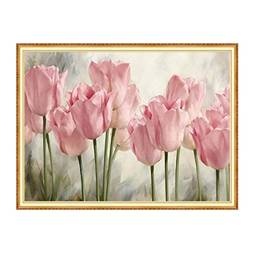 Instarry DIY 5D Diamond Painting Zubehör Groß Tulpe Indie Room Decor 50x60 cm von Instarry