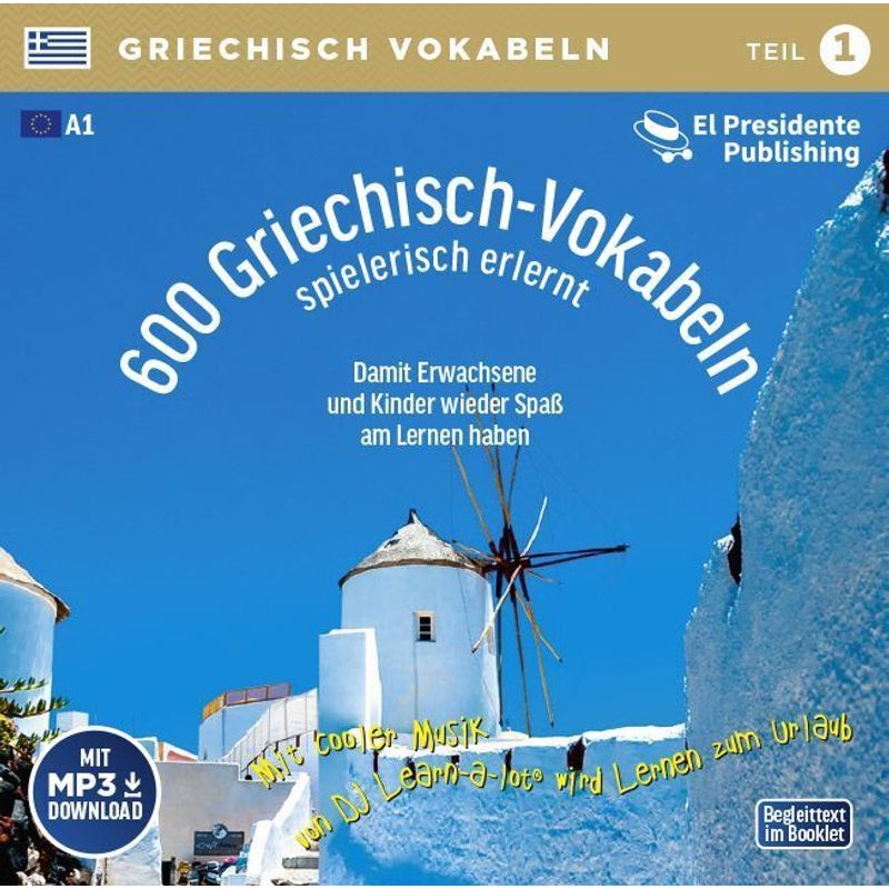 600 Griechisch-Vokabeln Spielerisch Erlernt; ..Tl.1,1 Audio-Cd Mit Mp3-Download Code - Horst Florian (Hörbuch) von Institut für Rechysche Intration