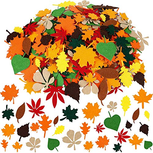 Blatt Aufkleber, 528 Stück Ahornblatt Aufkleber, Herbstblatt Dekorationen, Filz Herbstblatt Aufkleber, für Schulen, Gruppen, Party- und Heimwerkerarbeiten Blatt Aufkleber, 528 Stück Ahornblatt Aufkleber, Herbstblatt Dekorationen, Filz Herbstblatt Aufkleber, für Schulen, Gruppen, Party- und Heimwerkerarbeiten von Integrity.1