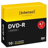 10 Intenso DVD-R 4,7 GB von Intenso