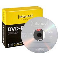 10 Intenso DVD-RW 4,7 GB wiederbeschreibbar von Intenso