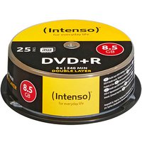 25 Intenso DVD+R 8,5 GB Double Layer von Intenso