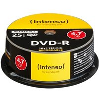 25 Intenso DVD-R 4,7 GB bedruckbar von Intenso