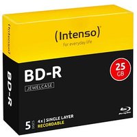 5 Intenso Blu-ray BD-R 25 GB von Intenso