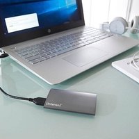 Intenso Externe SSD Premium 256 GB externe SSD-Festplatte anthrazit von Intenso