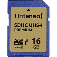 Intenso Speicherkarte SDHC-Karte Premium 16 GB von Intenso