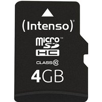 Intenso Speicherkarte microSDHC-Card Class 10 4 GB von Intenso