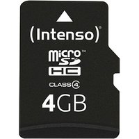Intenso Speicherkarte microSDHC-Card Class 4 4 GB von Intenso