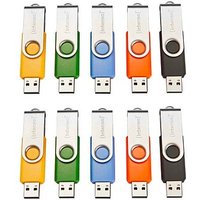 Intenso USB-Sticks Basic Line blau, gelb, grün, orange, schwarz 16 GB, 10 St. von Intenso