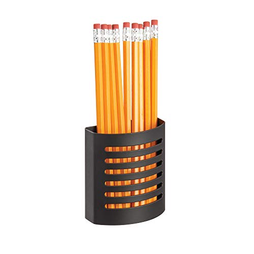 InterDesign Forma Magnetisches Memo-Center aus Metall für Stifte, Stifte und Notizblock-Halter für die Küche Pencil Cup von InterDesign