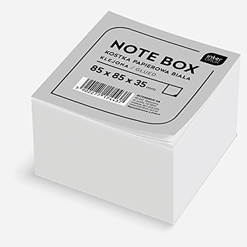 Interdruk Zettelklotz - Notizklotz - 85 x 85 x 35 mm - Circa 350 Geleimt Blätter - Weiß Interdruk Zettelklotz - Notizklotz - 85 x 85 x 35 mm - Circa 350 Geleimt Blätter - Weiß von Interdruk