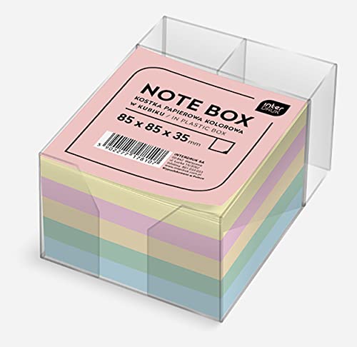 Interdruk Zettelklotz - Notizklotz - Zettelbox - 85 x 85 x 35 mm - Circa 350 Lose Blätter - Mehrfarbig Interdruk Zettelklotz - Notizklotz - Zettelbox - 85 x 85 x 35 mm - Circa 350 Lose Blätter - Mehrfarbig von Interdruk