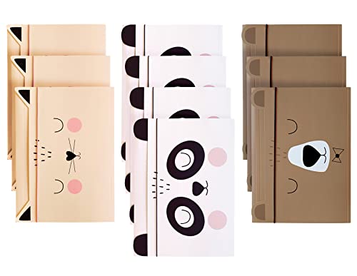 Sammelmappe A5 - Gummizug Zeichenmappe für Kinder - aus Starkem Karton - Soft-Touch - Innen und Außen Bedruckt - Lustige Form - 3 Motive Sortiert: Katze + Bär + Panda - 10er Pack Sammelmappe A5 - Gummizug Zeichenmappe für Kinder - aus Starkem Karton - Soft-Touch - Innen und Außen Bedruckt - Lustige Form - 3 Motive Sortiert: Katze + Bär + Panda - 10er Pack von Interdruk