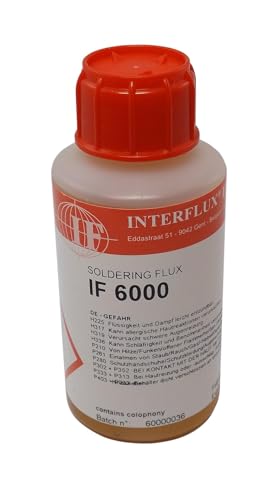 Interflux Flussmittel 6000 kolophoniumbasiert und halogenfrei, 100 ml Flasche, IF6000-001 Interflux Flussmittel 6000 kolophoniumbasiert und halogenfrei, 100 ml Flasche, IF6000-001 von Interflux