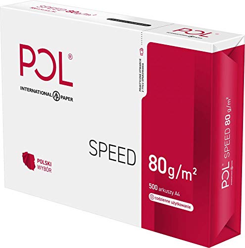 POLSPEED Kopier- und Druckerpapier, A4, 500 Blatt, 80 g/m², weiß von IGEPA