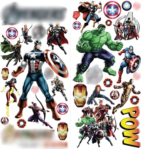 The Avengers personalisierte 3D Cartoon Wandaufkleber für Schlafzimmer Jungen und Mädchen Wandbild Aufkleber Größe: groß 76 cm x 72 cm The Avengers personalisierte 3D Cartoon Wandaufkleber für Schlafzimmer Jungen und Mädchen Wandbild Aufkleber Größe: groß 76 cm x 72 cm von Interpaw
