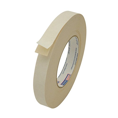 Intertape Doppelseitiges Flachkrepp-Klebeband, 591, 33 m lang, unterschiedliche Breite, 591/BEIG07536 von Intertape